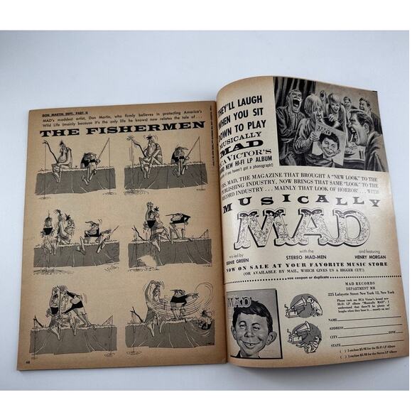 Mad #47 EC June.1959 Sid Caesar! Bob And Ray! - Picture 4 of 5